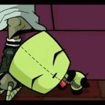 GIR snuggling meme