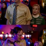 Angela and Dwight meme