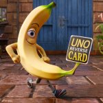 Banana uno reverse card template