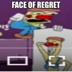 face of regret meme