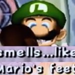 Mario’s feet