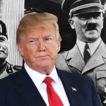 3 of a Kind, Mussolini, Trump + Hitler_authoritarian dictators meme