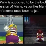 Wario and mario