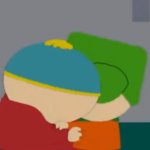 Cartman & Kyle hug