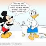 Donald and mickey