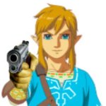 Link with a gun