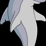 Simpsons Dolphin Transparent Background