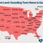 The Most Lewd-Sounding Town Name In Each State