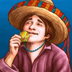 leonardo decaprio whats eating Gilbert Grape in a sombrero