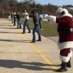 Santa at Gun Range