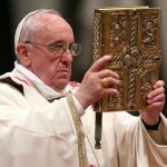 pope holding bible rtfm
