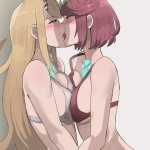 pyra and mythra kissing meme