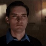Peter Parker Stare GIF Template