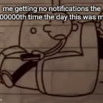 . | me getting no notifications the 10000000th time the day this was made | image tagged in gifs,true | made w/ Imgflip video-to-gif maker