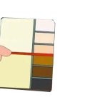 skin-color chart overlay template
