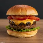 what a burger looks like in your dreams: | image tagged in a burger by ai | made w/ Imgflip meme maker