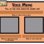 Character Headcanon Voice meme
