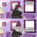 Dexter's Laboratory still holds up 27 years later | DEXTER'S LABORATORY; DEXTER'S LABORATORY | image tagged in oh this this beautiful blank template,dexters lab,cartoon network,nostalgia,childhood,right in the childhood | made w/ Imgflip meme maker