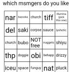 which msmers do you like by illumina meme