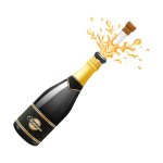 Stock image champagne bottle