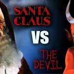 Santa vs Satan meme