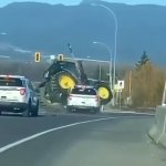 tractor tipping meme