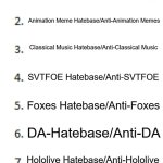 Top 10 Worst/Least Favorite Fandoms (TW : Miscount : Supposed to Be 10 to 1, All Your Least Favorite Hatebases are Also Here.) | Least-Favorite/Worst Hate-Bases In Human History; Chikn Nuggit Hatebase/Anti-Chikn Nuggit; Animation Meme Hatebase/Anti-Animation Memes; Classical Music Hatebase/Anti-Classical Music; SVTFOE Hatebase/Anti-SVTFOE; Foxes Hatebase/Anti-Foxes; DA-Hatebase/Anti-DA; Hololive Hatebase/Anti-Hololive; ASMR Comfort Vids Hatebase/Anti-ASMR Comfort(aka. Anti Comfortist); Anime Hatebase/Anti-Anime; Furry-Hatebase/Anti-Furry(WORST ONE EVER.) | image tagged in top 10 list,memes,pro-fandom,vs,anti-fandom,anti-furry | made w/ Imgflip meme maker