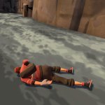 Scout dead in a river
