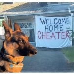 Welcome home cheater