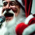 Santa Claus karaoke