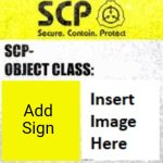 Scp Sign Blank (Yellow(For Countryball))