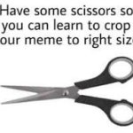 here's a pair of scissors