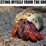 hermit crab unfunny armor