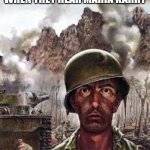 Thousand Yard Stare | POV: RETAIL WORKERS WHEN THEY HEAR MARIA KARRY | image tagged in thousand yard stare | made w/ Imgflip meme maker