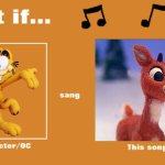 if garfield sung rudolph the red nosed reindeer