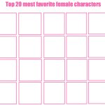 top 20 most favorite female characters