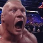 Wrestler Yelling GIF Template
