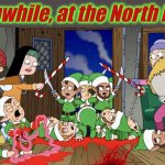 Hold the line | Meanwhile, at the North Pole… | image tagged in christmas elf,memes,death battle,american dad,christmas is coming,winter is coming | made w/ Imgflip meme maker