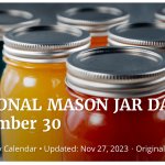 National Mason Jar Day