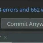 Github Commit anyway