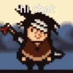 hi chat GIF Template