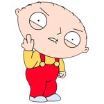 stewie right middle finger