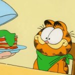 Garfield Lasagna Licking Lips GIF Template