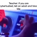 Take that stupid nerd! | Teacher: If you are being cyberbullied, tell an adult and block them
Me: | image tagged in gifs,dive,captain underpants | made w/ Imgflip video-to-gif maker