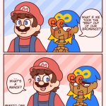 Mario and geno (art found on twitter)