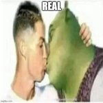 Ronaldo kissing Shrek | REAL | image tagged in ronaldo kissing shrek,ronaldo,memes,shrek,theloudhouse,loudcest | made w/ Imgflip meme maker