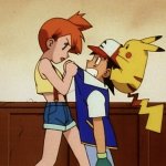 Misty pulls on Ash template