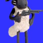 Shaun-rolled | YOU KNOW THE RULES; AND SO DO I | image tagged in shaun the sheep with a gun | made w/ Imgflip meme maker