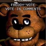 Freddy vote
