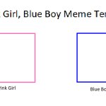 Pink Girl Blue Boy Meme Template